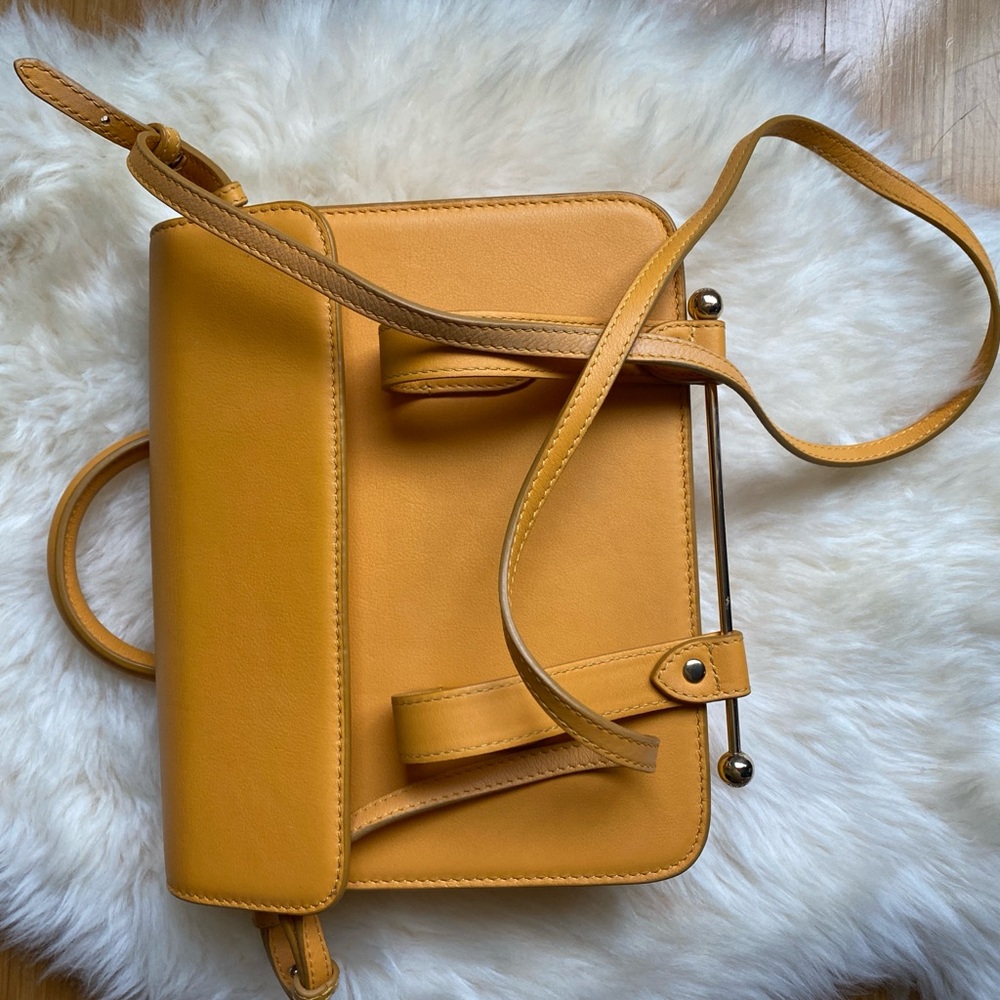 Strathberry MC Nano in Blossom Yellow w/ original box& dust bag - Picture 6 of 15